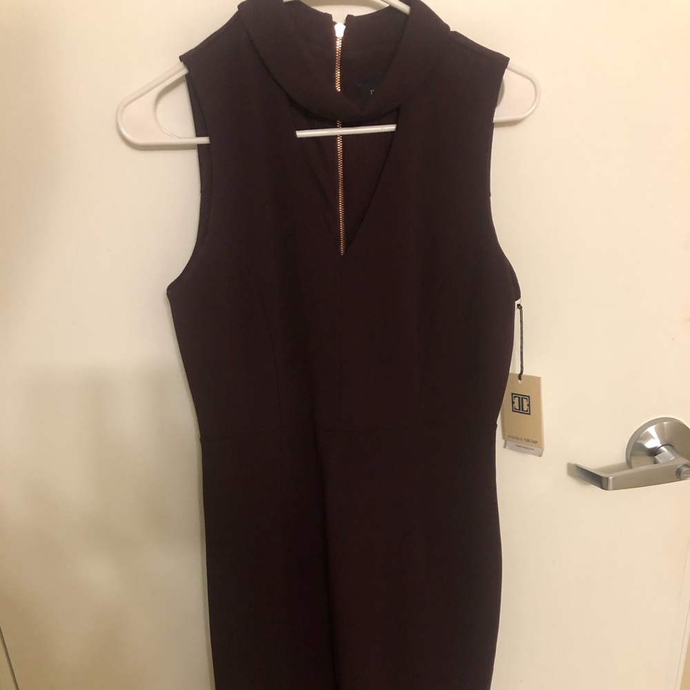 Dark purple dress